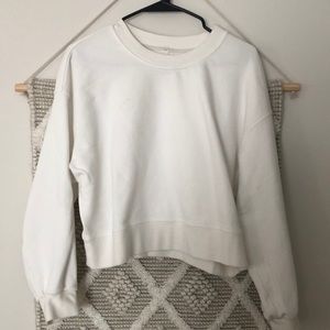 Cropped lululemon sweatshirt